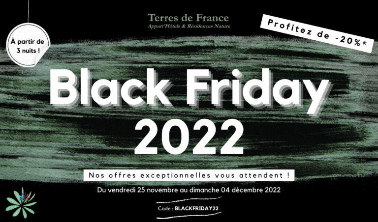 Black Friday 2022 à l'Appart'Hôtel Brest Pasteur
